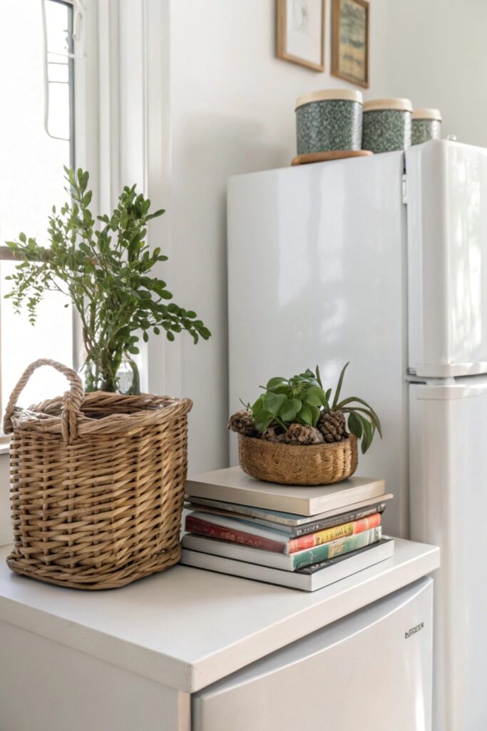 10 Top of the Fridge Decor Ideas That Look Surprisingly Chic