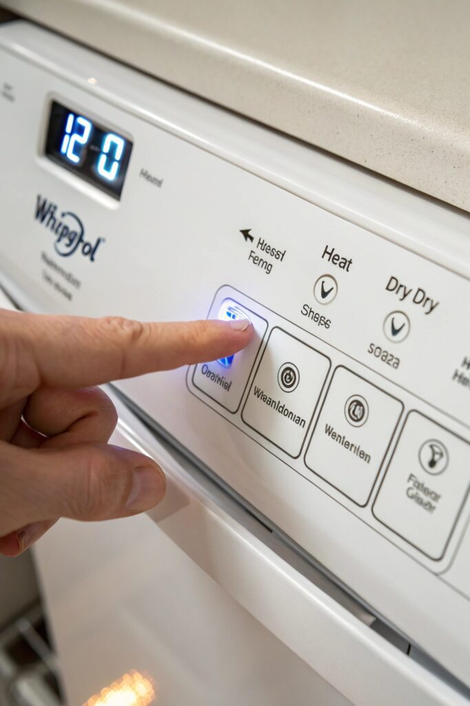 12 Reasons Your Whirlpool Dishwasher Heat Dry Only Isn't Working wrong cycle setting dishwasher heat dry