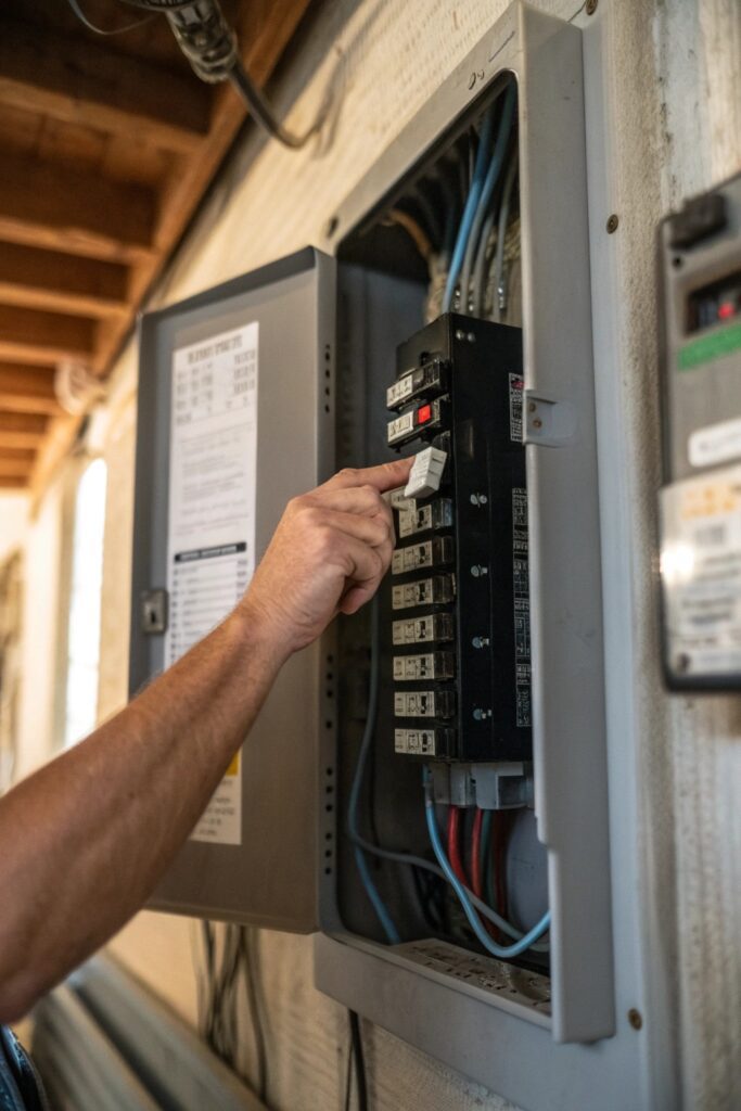 12 Reasons Your Washing Machine Stopped Full of Water tripped circuit breaker power interruption washing machine