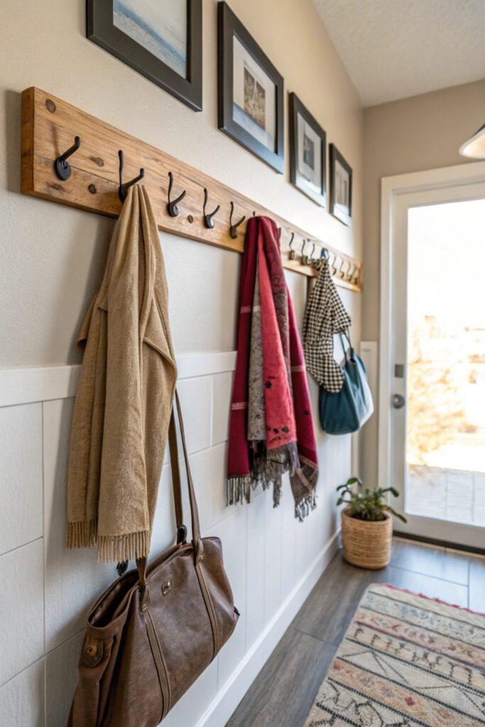 15 Small Space Living Essentials Every Apartment Needs wall mounted coat rack small space essential