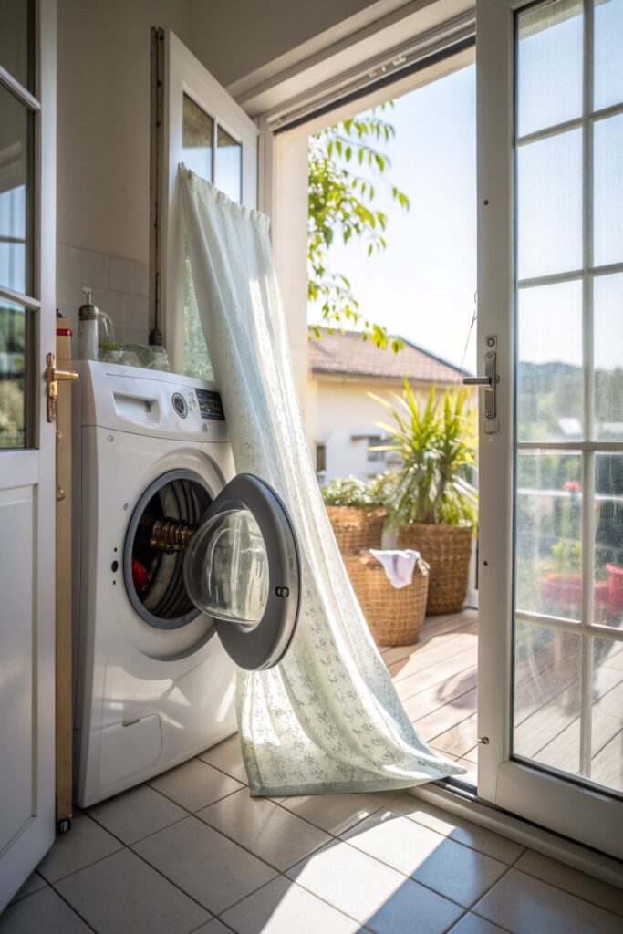 10 Ways to Remove Creases From New Curtains Quickly wash according care instructions curtains creases