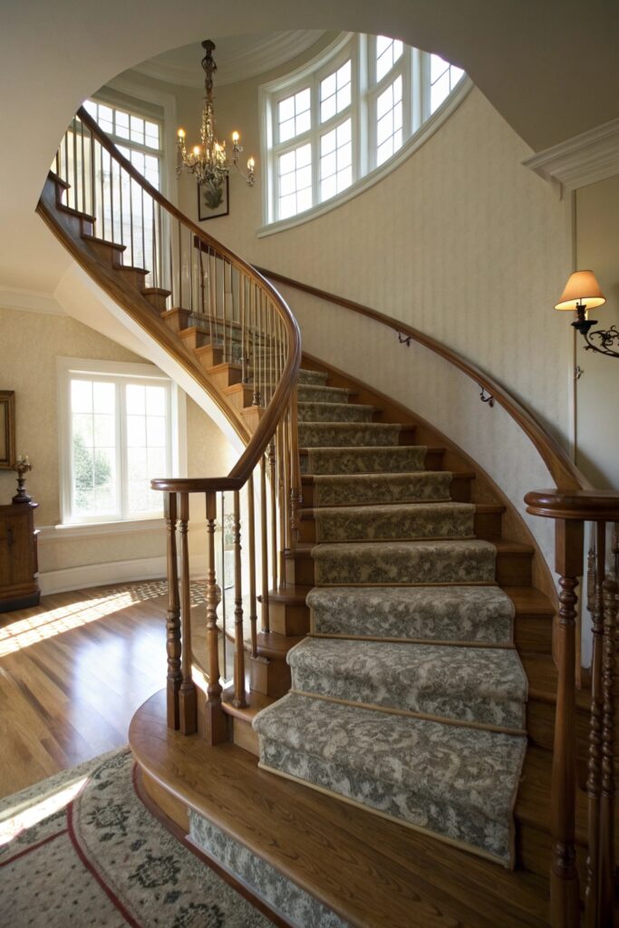 compatibility stair shapes waterfall tucked carpet
