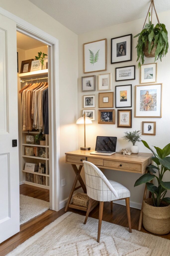11 Cloffice Ideas That Create a Productive Work-From-Home Setup 11 Cloffice Ideas That Create a Productive Work-From-Home Setup