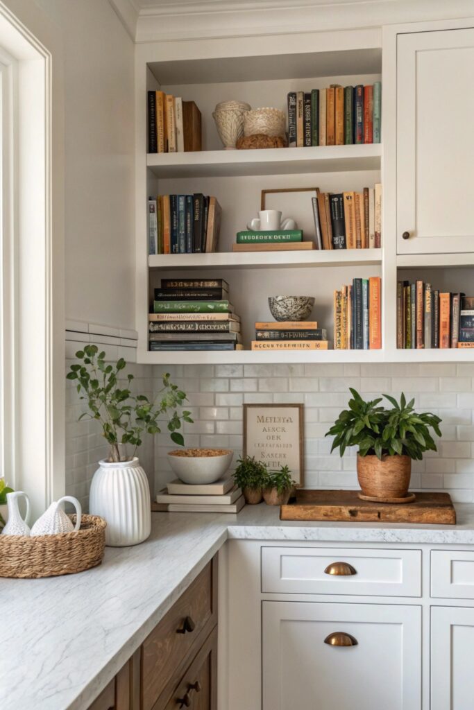12 Ways to Clean and Decorate Your Home This Spring style open shelves bookcases spring refresh