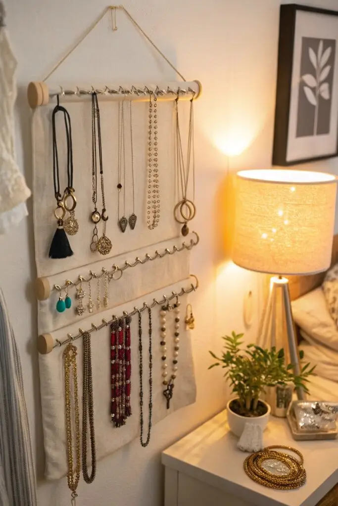vertical hanging organizers small items bedroom
