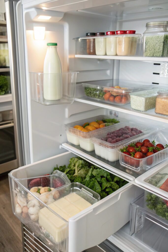 15 Kitchen Organization Hacks That Save Time and Space fridge organizer system kitchen