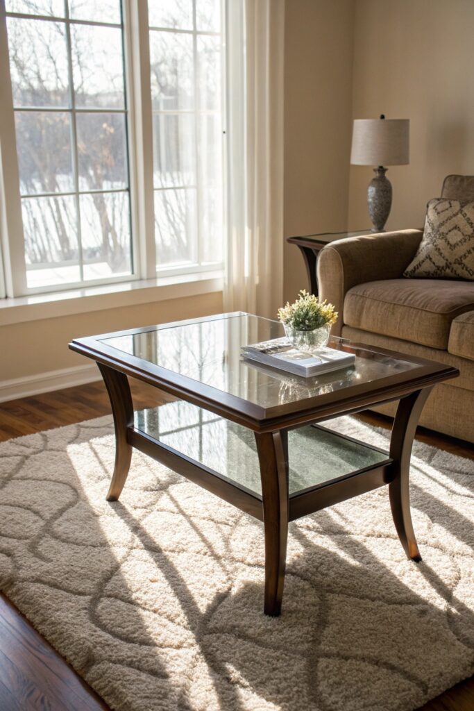 15 Small Living Room Hacks That Make Your Space Feel Twice as Big light reflective materials small living room
