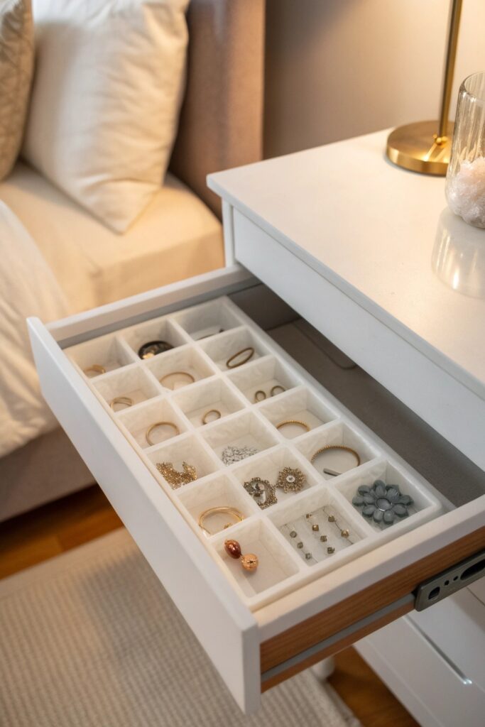 15 Budget-Friendly Organizing Ideas That Instantly Reduce Clutter ice cube tray jewelry organizer drawer