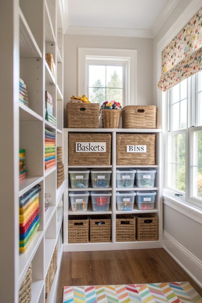 15 Budget-Friendly Organizing Ideas That Instantly Reduce Clutter basket bin storage zones organizing