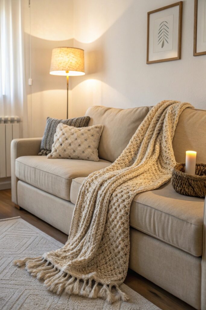 swap throw blanket cozier small living room