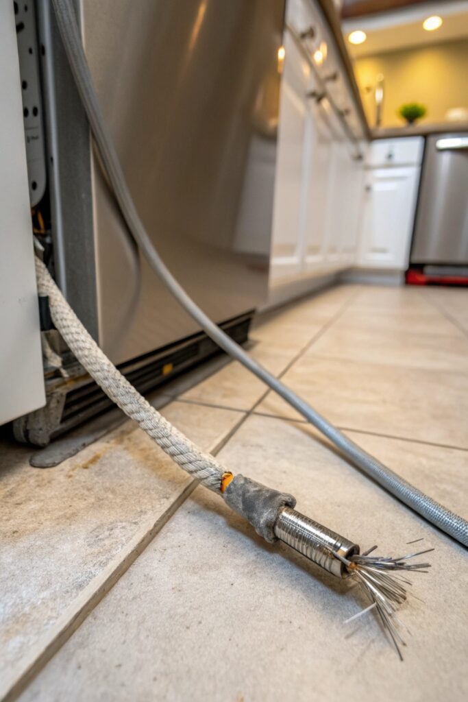 10 Fixes for a Bosch Dishwasher Door That Won't Stay Open broken stretched door cables bosch dishwasher