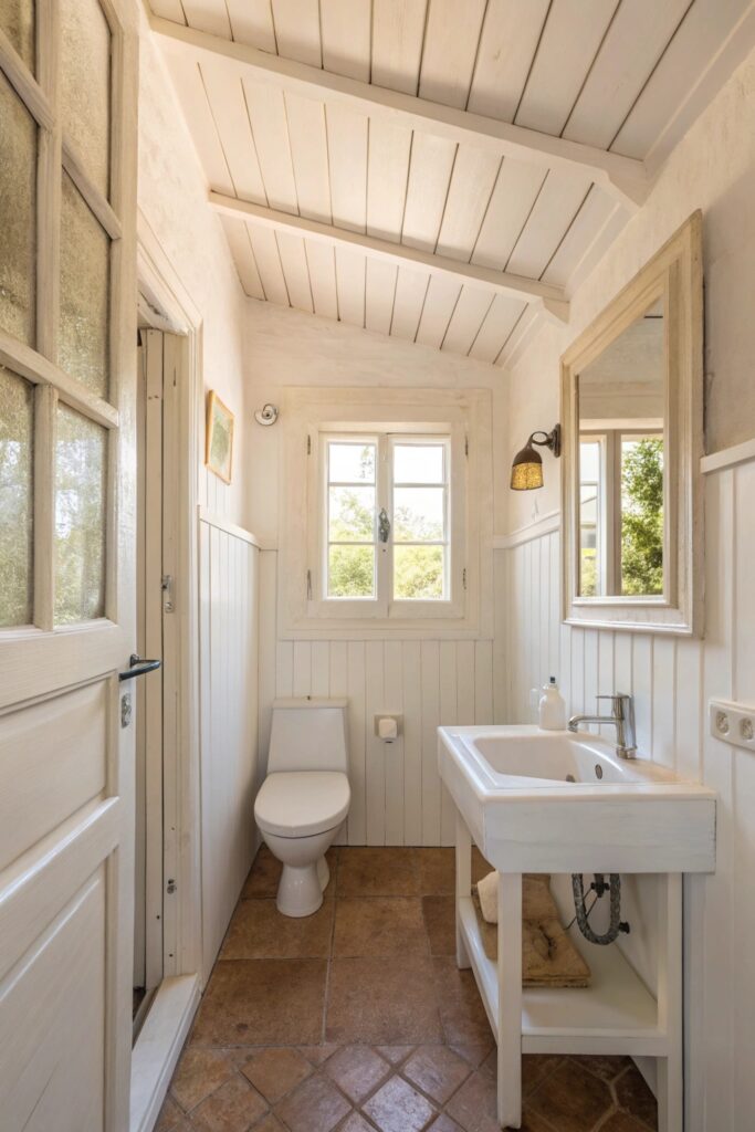 14 Small Bathroom Ideas That Make Tiny Spaces Feel Bigger light neutral wall colors small bathroom