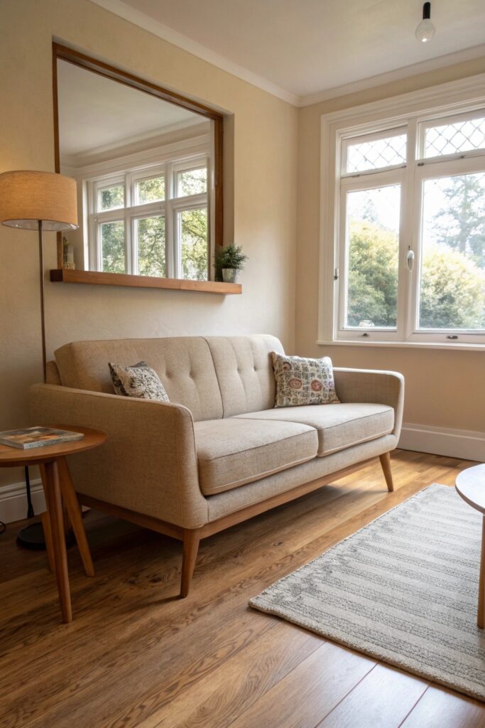 15 Small Living Room Hacks That Make Your Space Feel Twice as Big furniture visible legs small living room