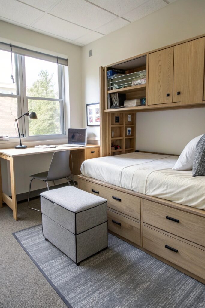 11 Minimalist Dorm Room Ideas for a Clean and Calm Space 11 Minimalist Dorm Room Ideas for a Clean and Calm Space