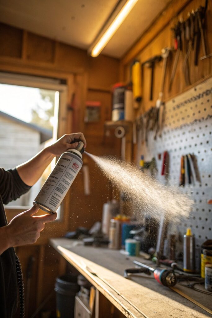 shake can long enough rustoleum spray paint