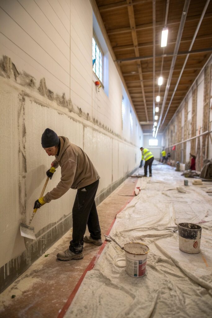 what skim coat actually is wall finishing