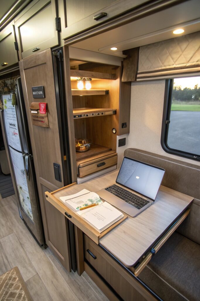 10 RV Home Office Inspiration Ideas for Working From Anywhere 10 RV Home Office Inspiration Ideas for Working From Anywhere