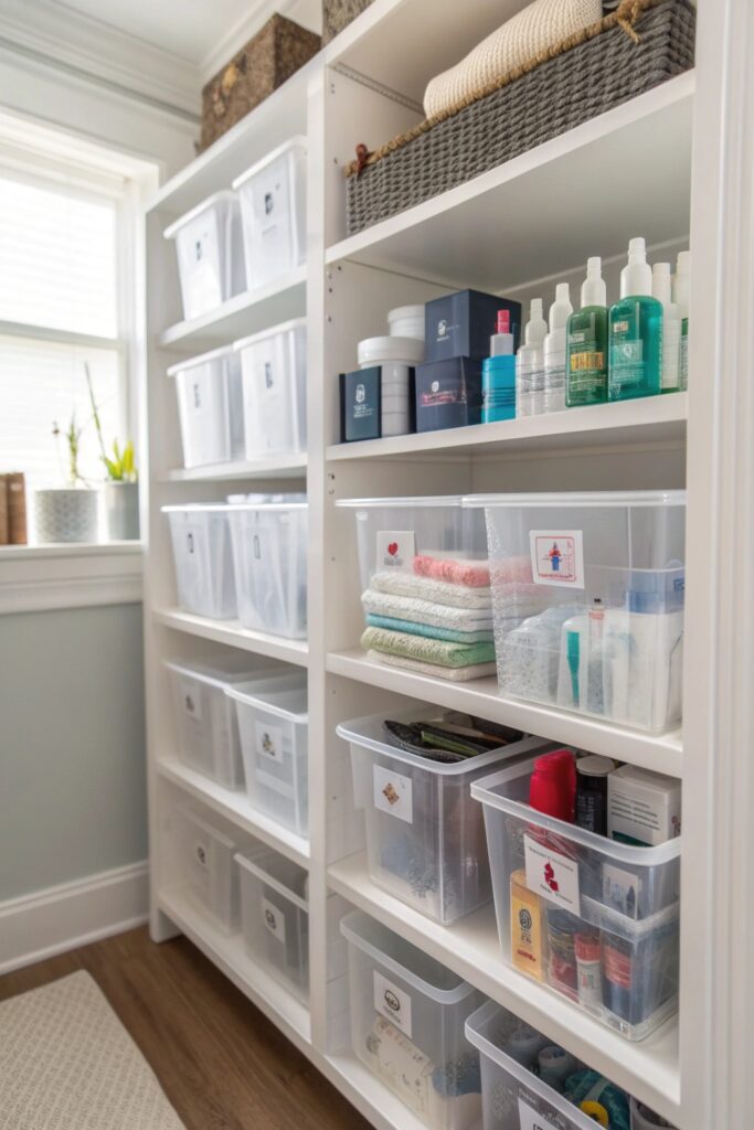 15 Bathroom Closet Organization Ideas for a Clutter-Free Space 15 Bathroom Closet Organization Ideas for a Clutter-Free Space