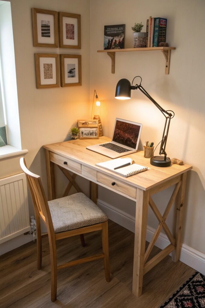 12 Home Office Ideas That Boost Productivity in Small Spaces corner desk small space office