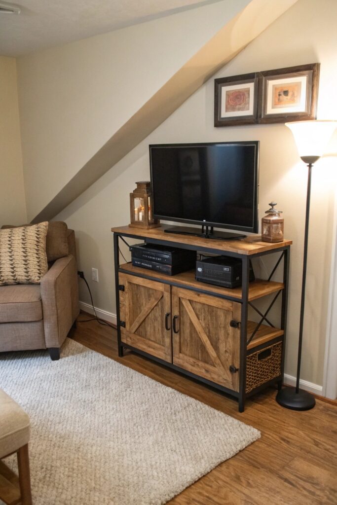 corner tv stand small living room