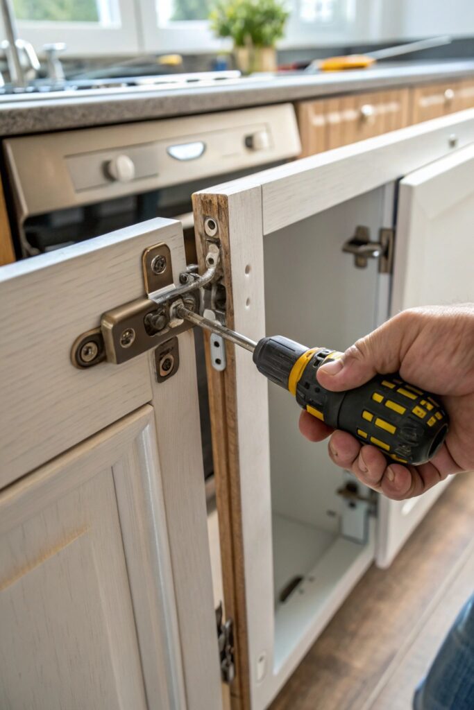 10 Fixes for a Bosch Dishwasher Door That Won't Stay Open loose damaged hinges bosch dishwasher door