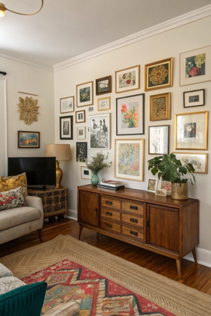 12 Home Decor Trends Everyone Will Be Copying This Year maximalist gallery wall trend art display