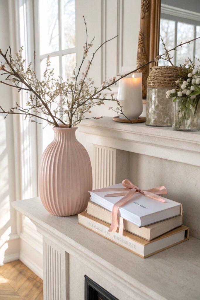 10 Spring Mantel Decorating Ideas That Brighten Your Living Room