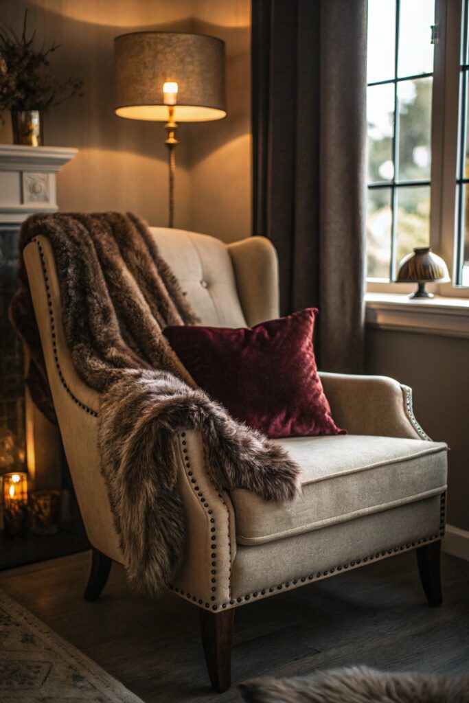 12 Baddie Apartment Ideas That Feel Luxurious on a Budget faux fur velvet textures baddie apartment