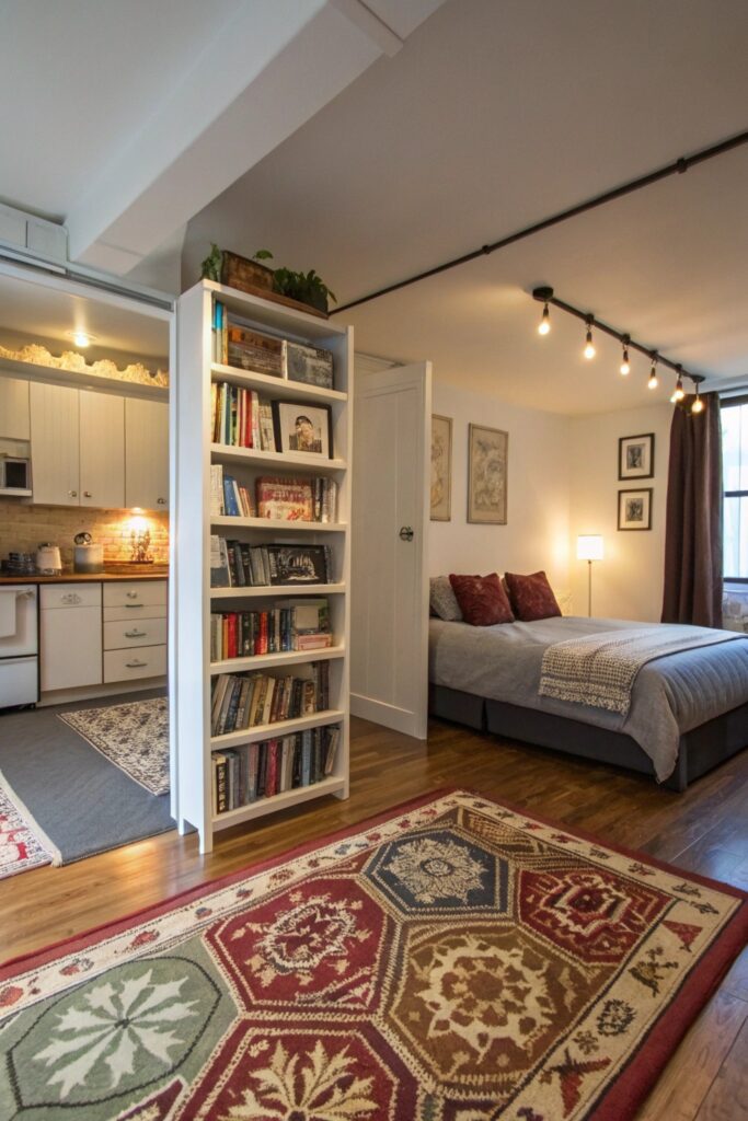 14 Studio Apartment Ideas That Maximize Every Square Foot define zones without walls studio apartment