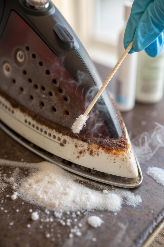 10 Reasons Black Specks Are Coming Out of Your Iron (With Fixes) dirty clogged steam vents iron