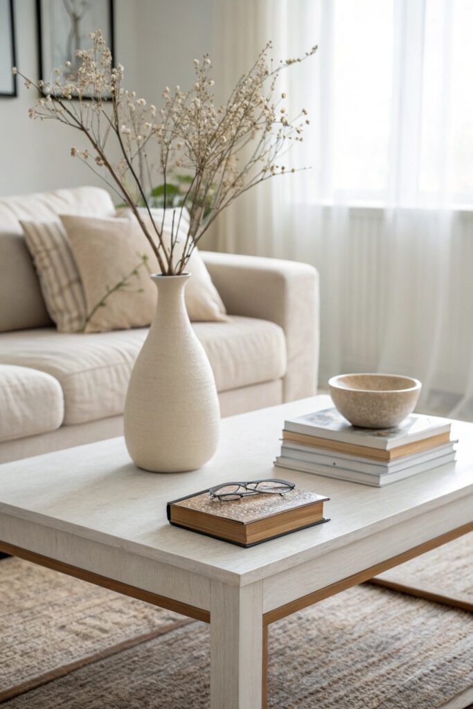 declutter simplify surfaces spring styling
