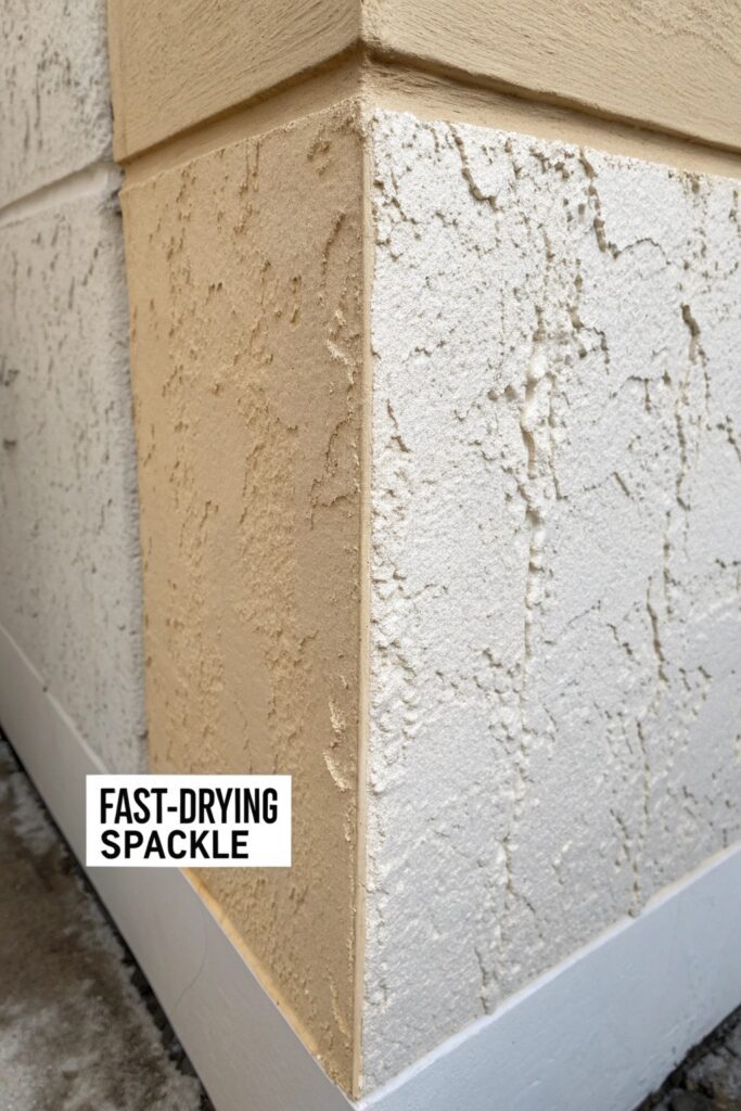 drying time differences spackle skim coat