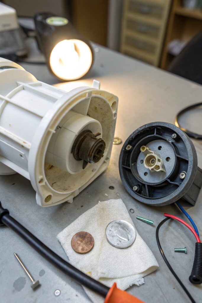 clogged faulty drain pump washing machine