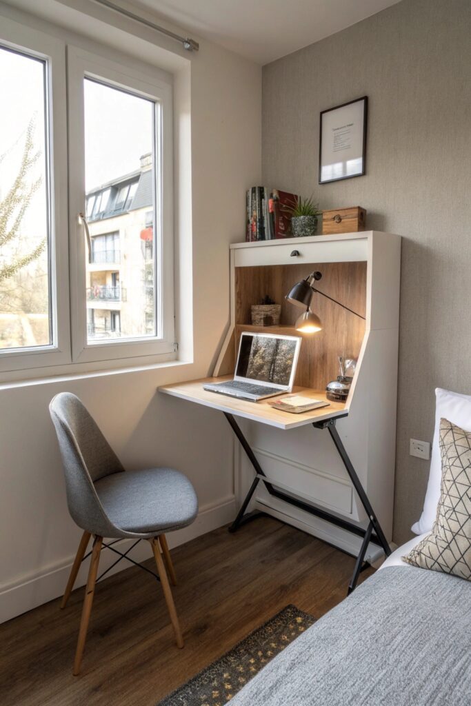 wall mounted desk fold down table bedroom