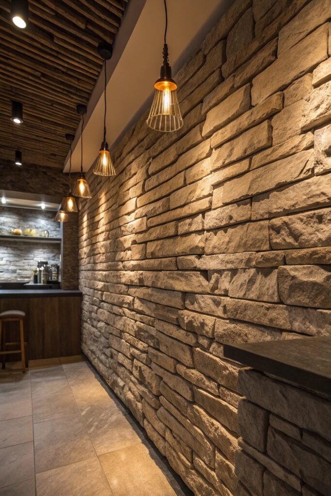 10 Stone Wall Backsplash German Smear Ideas That Add Rustic Charm 10 Stone Wall Backsplash German Smear Ideas That Add Rustic Charm