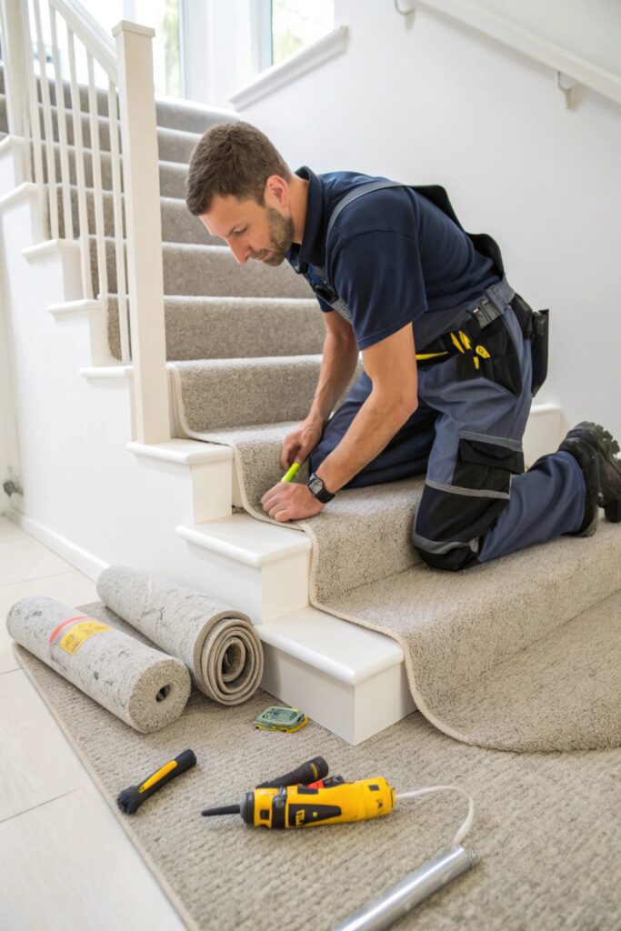 12 Bullnose vs Waterfall Carpet on Stairs: Which Is Better? installation complexity bullnose waterfall carpet