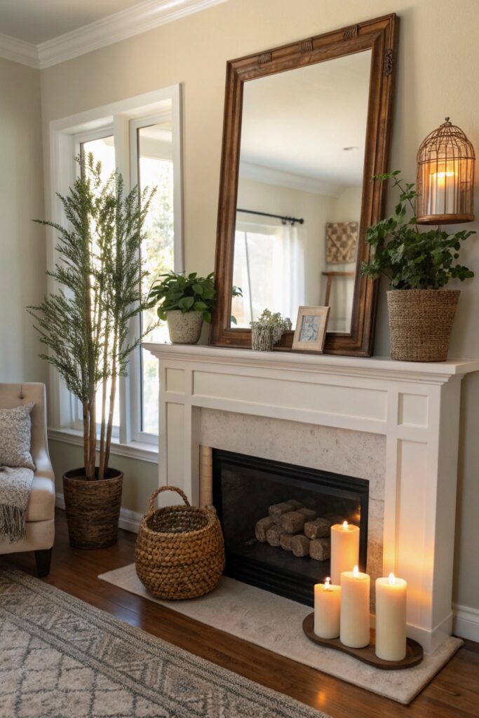 10 Spring Mantel Decorating Ideas That Brighten Your Living Room