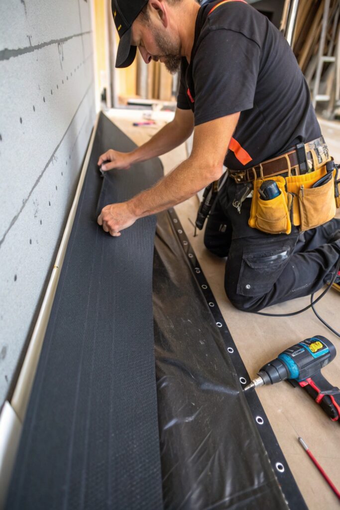 12 Ways to Soundproof a Shared Wall in a Townhouse mass loaded vinyl soundproofing wallpaper wall