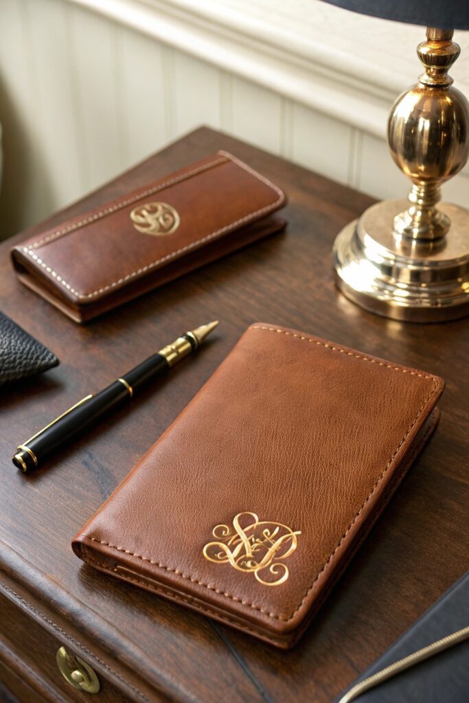 15 Expensive Looking Gifts That Feel Luxurious on Any Budget monogrammed leather goods personalized gift