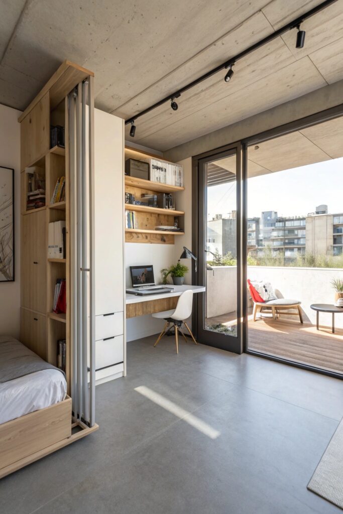14 Studio Apartment Ideas That Maximize Every Square Foot murphy bed studio apartment