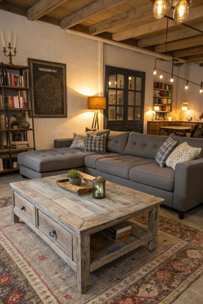 15 Modern Bohemian Living Room Ideas You'll Fall in Love With mix vintage modern furniture boho living room