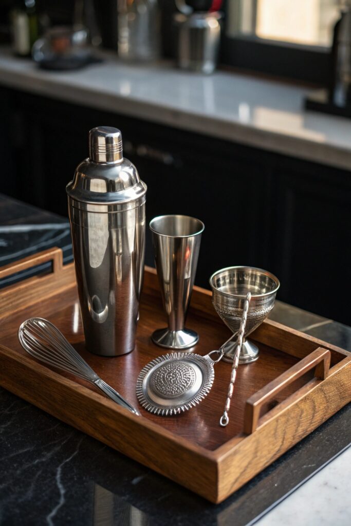 10 Bar Cart Ideas That Elevate Your Home Entertaining Game proper bar tool kit essentials