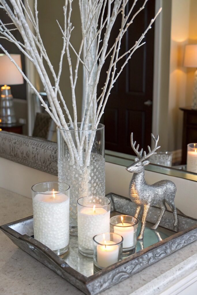 10 Cozy Winter Tray Decor Ideas for Your Coffee Table or Entryway
