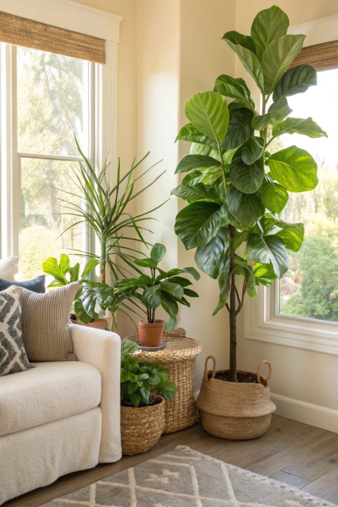 11 Trendy Apartment Decor Ideas That Look Straight Out of Pinterest plants real faux trendy apartment decor