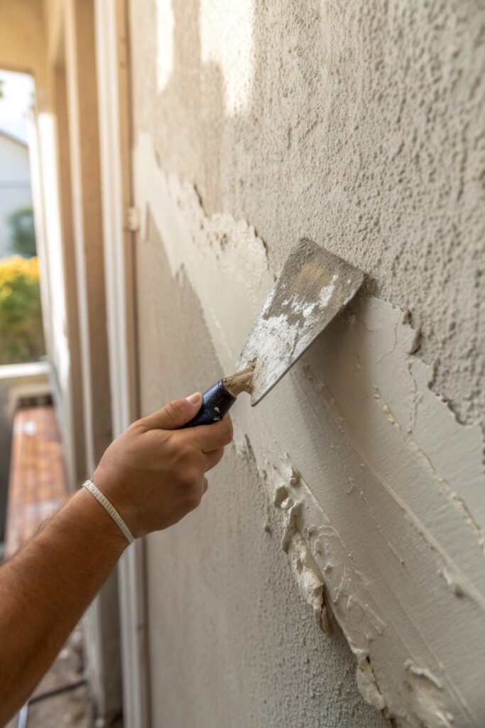 application technique spackle skim coat