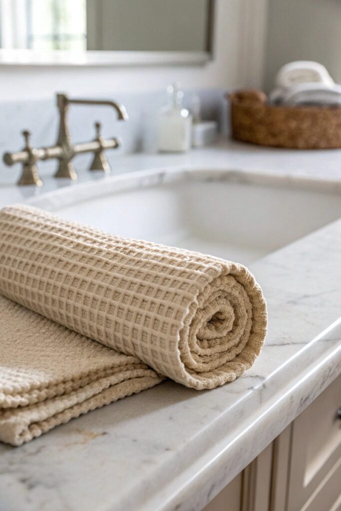 12 Bathroom Counter Decor Ideas That Make Any Vanity Look Expensive