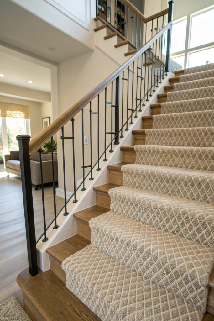 best suited carpet types waterfall tucked