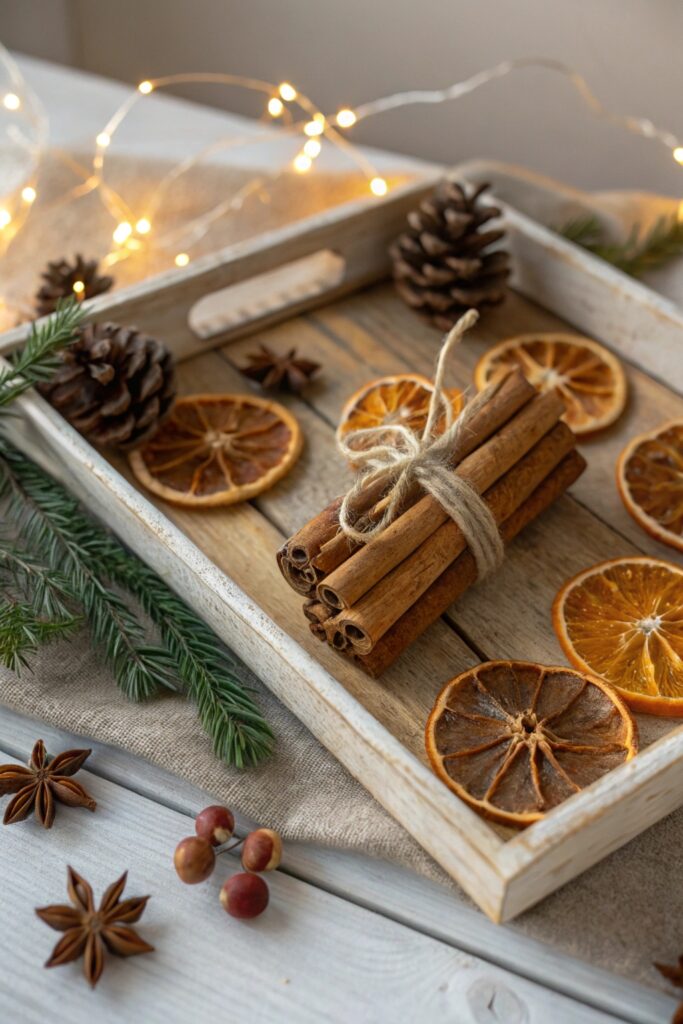10 Cozy Winter Tray Decor Ideas for Your Coffee Table or Entryway