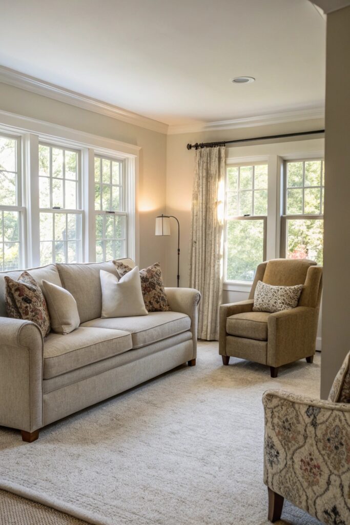 15 Small Living Room Hacks That Make Your Space Feel Twice as Big float furniture away walls small living room