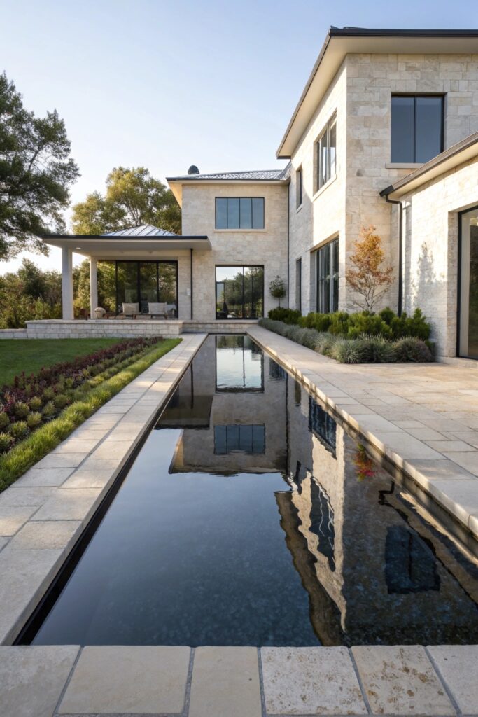 12 Pond Ideas to Brighten Up Your Yard All Year Round formal reflecting pond garden feature